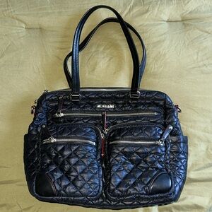 MZ Wallace black Crosby city bag